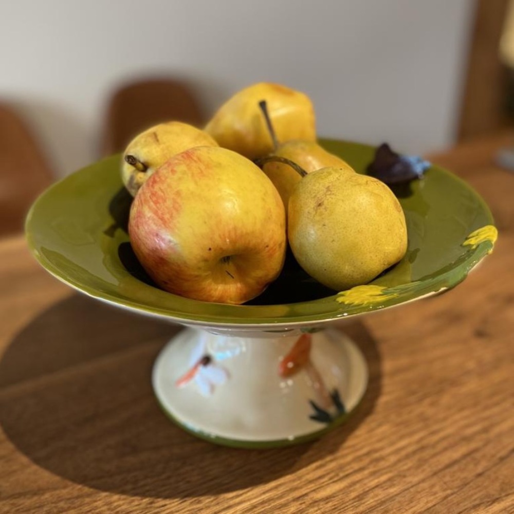 Anthropologie X Faye Icon Stoneware Pedestal Bowl